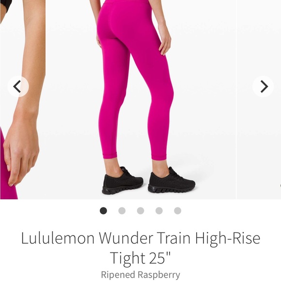 Lululemon Wunder Train size 6 Ripened Raspberry - Picture 5 of 5